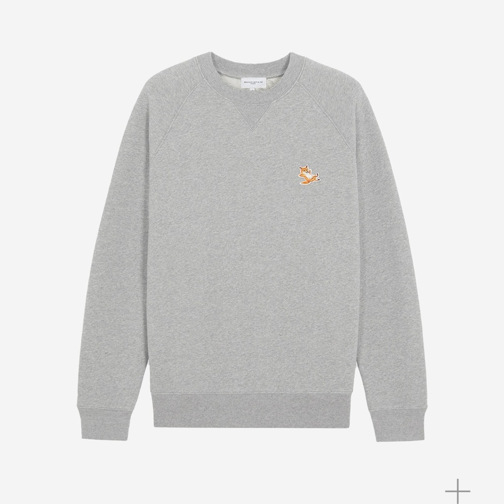 Maison Kitsune chillax sweatshirt gray XL